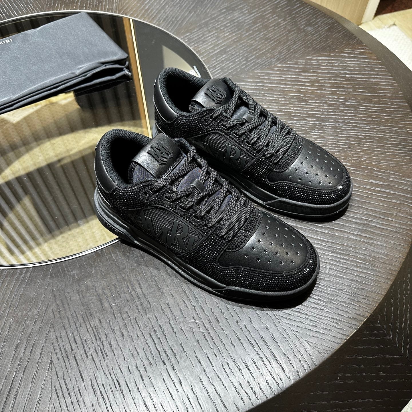 Men's  Amiri Crystal Sneakers Shoes