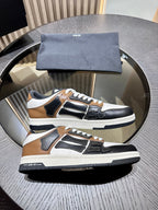 Amiri Leather Low-Top Fashion Sneakers - Casual Sports Shoes