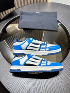 Amiri Leather Low-Top Fashion Sneakers - Casual Sports Shoes