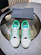 Amiri Leather Low-Top Fashion Sneakers - Casual Sports Shoes