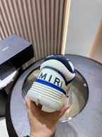 Men's Amiri Premium Leather Platform Mesh Shoes