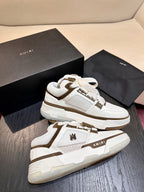 Men's Amiri Premium Leather Platform Mesh Shoes