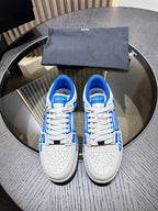 Amiri Leather Low-Top Fashion Sneakers - Casual Sports Shoes