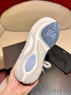 Men's Amiri Premium Leather Platform Mesh Shoes