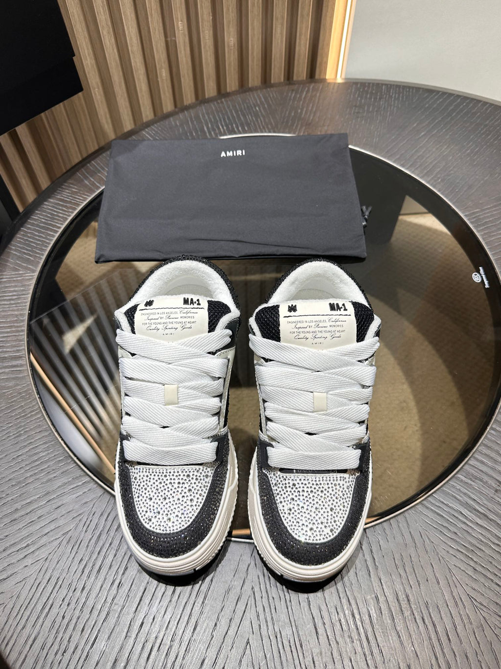 Men's Amiri Crystal Sneakers Shoes