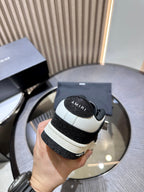 Amiri Leather Low-Top Fashion Sneakers - Casual Sports Shoes