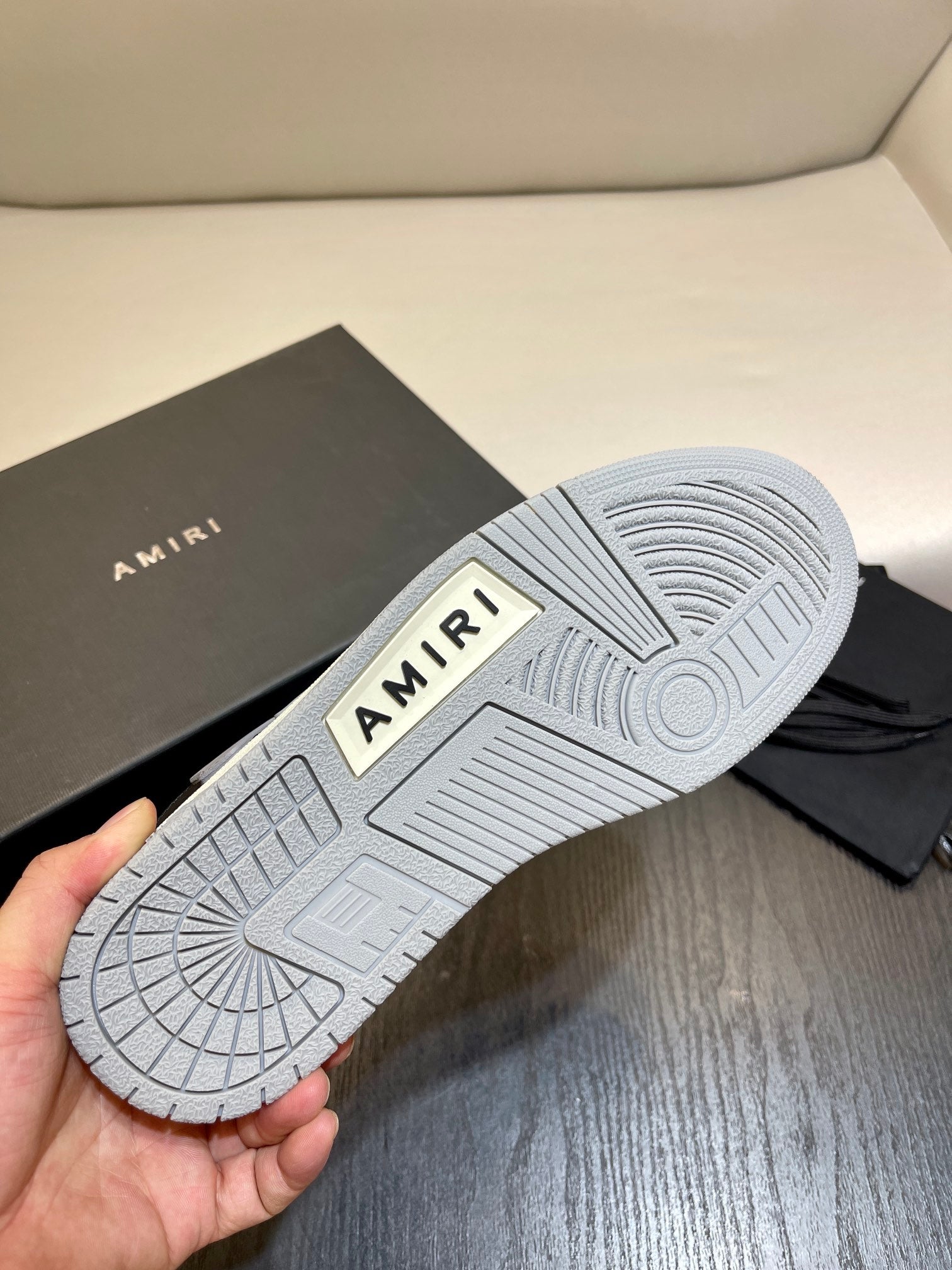 Amiri Leather Low-Top Fashion Sneakers - Casual Sports Shoes