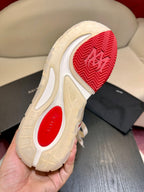 Men's Amiri Premium Leather Platform Mesh Shoes