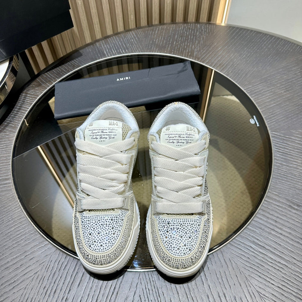 Men's Amiri Crystal Sneakers Shoes