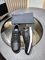 Amiri Leather Low-Top Fashion Sneakers - Casual Sports Shoes