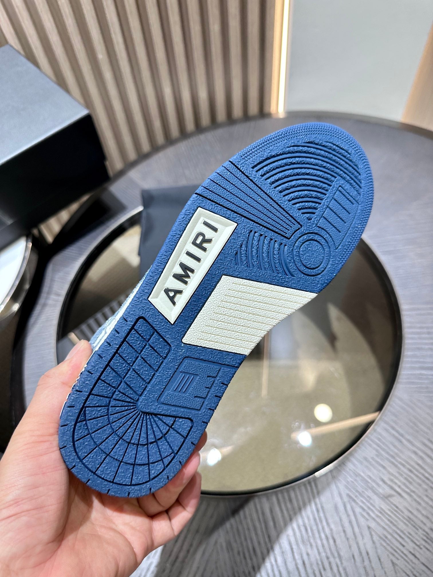 Amiri Leather Low-Top Fashion Sneakers - Casual Sports Shoes