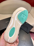 Men's Amiri Premium Leather Platform Mesh Shoes