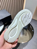 Men's Amiri Premium Leather Platform Mesh Shoes