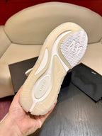 Men's Amiri Premium Leather Platform Mesh Shoes