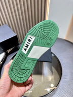 Amiri Leather Low-Top Fashion Sneakers - Casual Sports Shoes