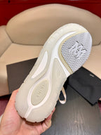 Men's Amiri Premium Leather Platform Mesh Shoes