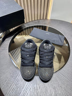 Men's Amiri Premium Leather Platform Mesh Shoes