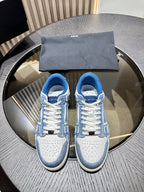 Amiri Leather Low-Top Fashion Sneakers - Casual Sports Shoes