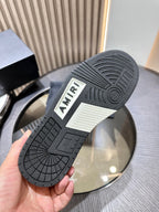 Amiri Leather Low-Top Fashion Sneakers - Casual Sports Shoes