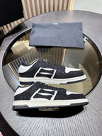 Amiri Leather Low-Top Fashion Sneakers - Casual Sports Shoes