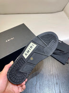 Amiri Leather Low-Top Fashion Sneakers - Casual Sports Shoes