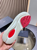 Men's Amiri Premium Leather Platform Mesh Shoes