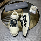 Amiri Leather Low-Top Fashion Sneakers - Casual Sports Shoes