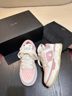 Men's Amiri Premium Leather Platform Mesh Shoes