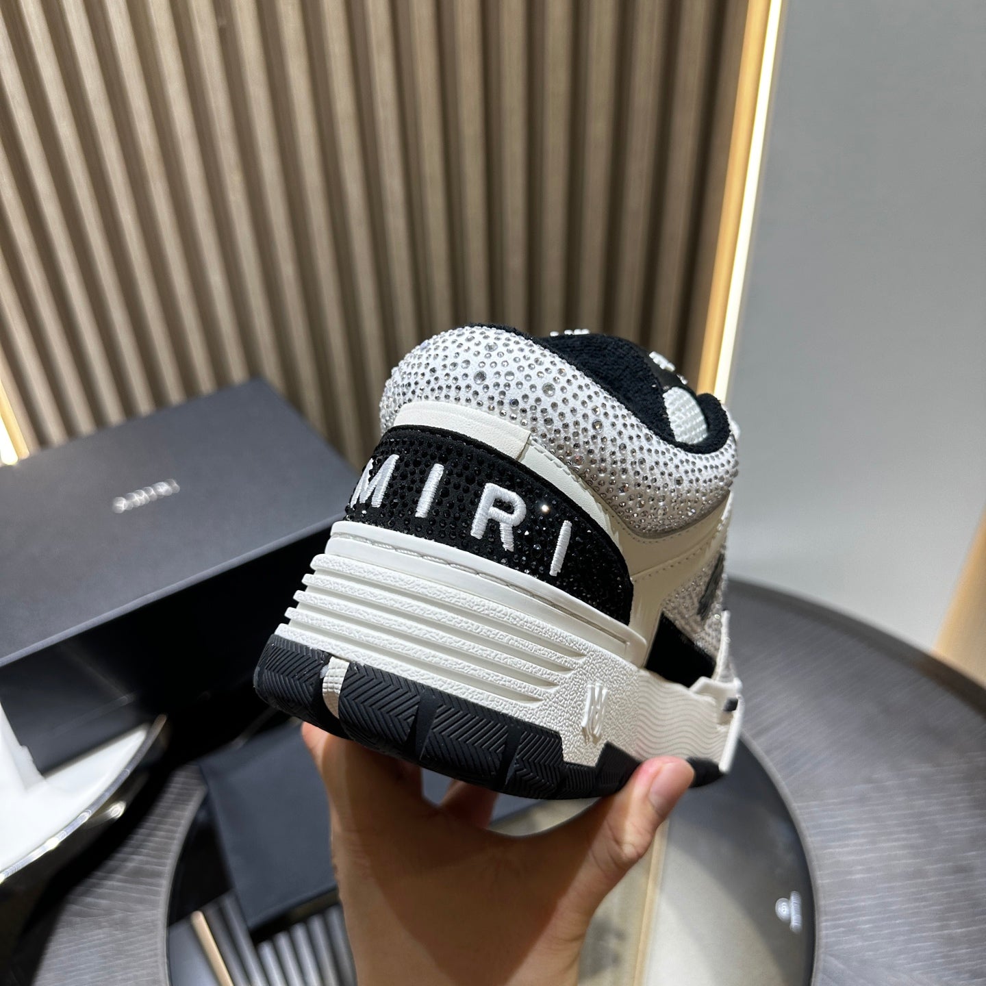 Men's Amiri Crystal Sneakers Shoes