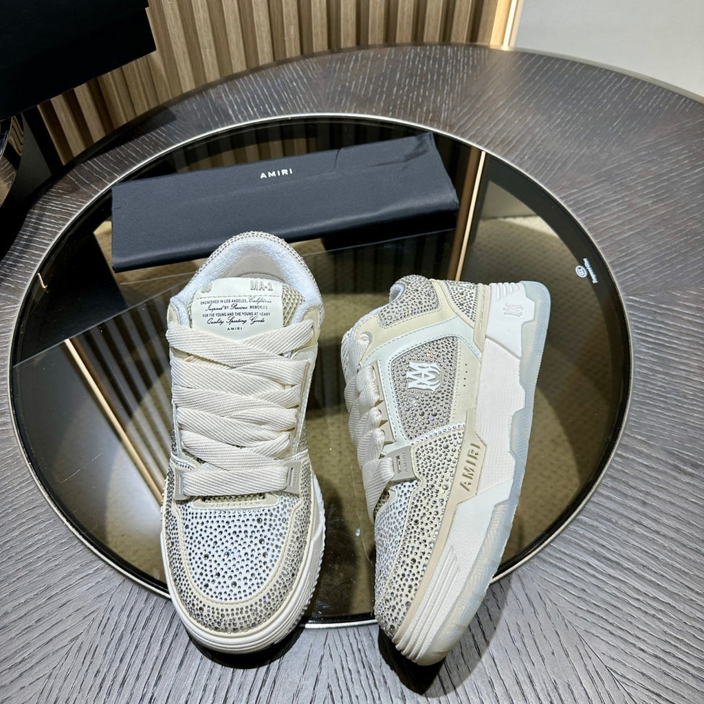 Men's Amiri Crystal Sneakers Shoes
