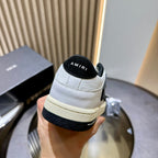 Amiri Leather Low-Top Fashion Sneakers - Casual Sports Shoes