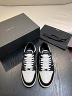 Amiri Leather Low-Top Fashion Sneakers - Casual Sports Shoes