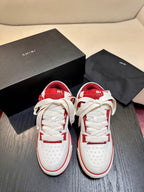 Men's Amiri Premium Leather Platform Mesh Shoes