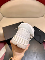 Men's Amiri Premium Leather Platform Mesh Shoes