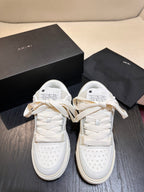 Men's Amiri Premium Leather Platform Mesh Shoes