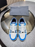 Amiri Leather Low-Top Fashion Sneakers - Casual Sports Shoes