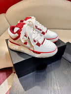 Men's Amiri Premium Leather Platform Mesh Shoes