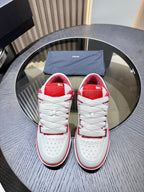 Men's Amiri Premium Leather Platform Mesh Shoes